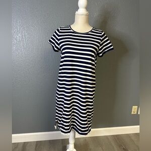Allison Joy Blue and White Stripe Dress
